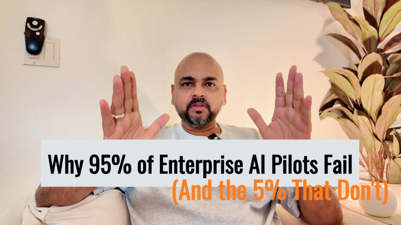 Why 95% of enterprise AI pilots fail... and the 5% that don't